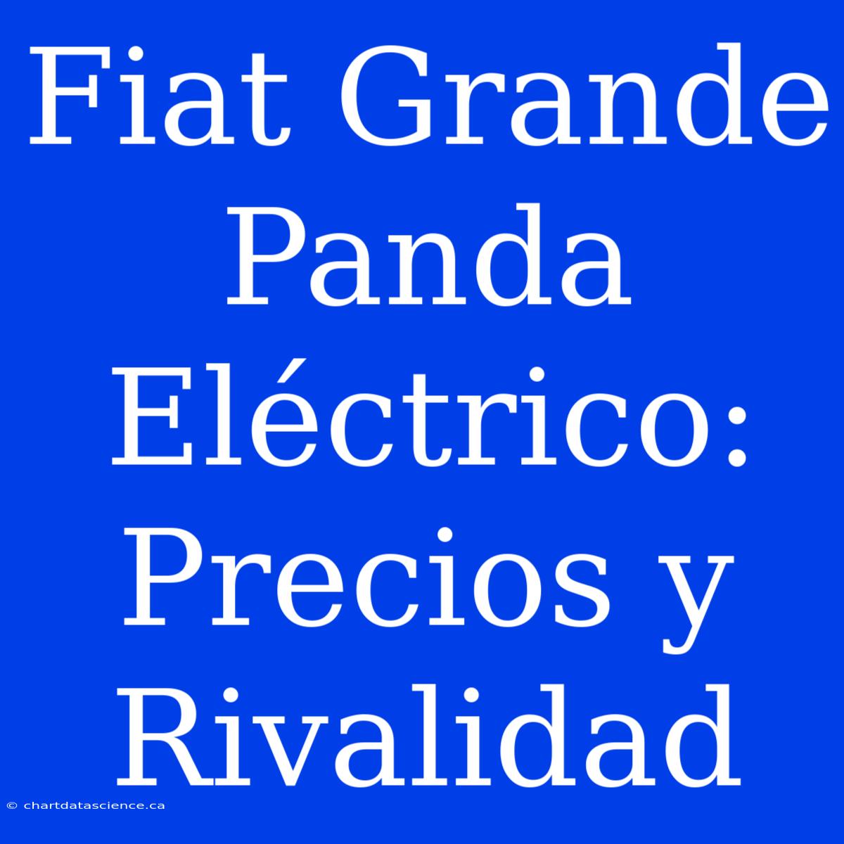 Fiat Grande Panda Eléctrico: Precios Y Rivalidad