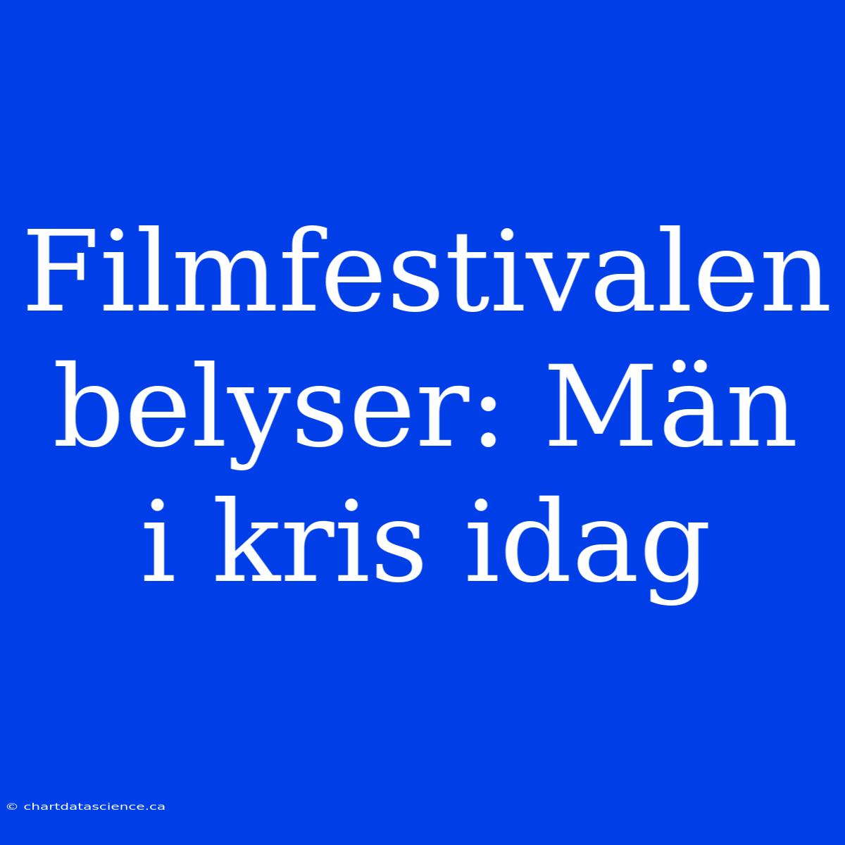 Filmfestivalen Belyser: Män I Kris Idag