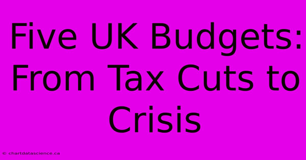 Five UK Budgets: From Tax Cuts To Crisis