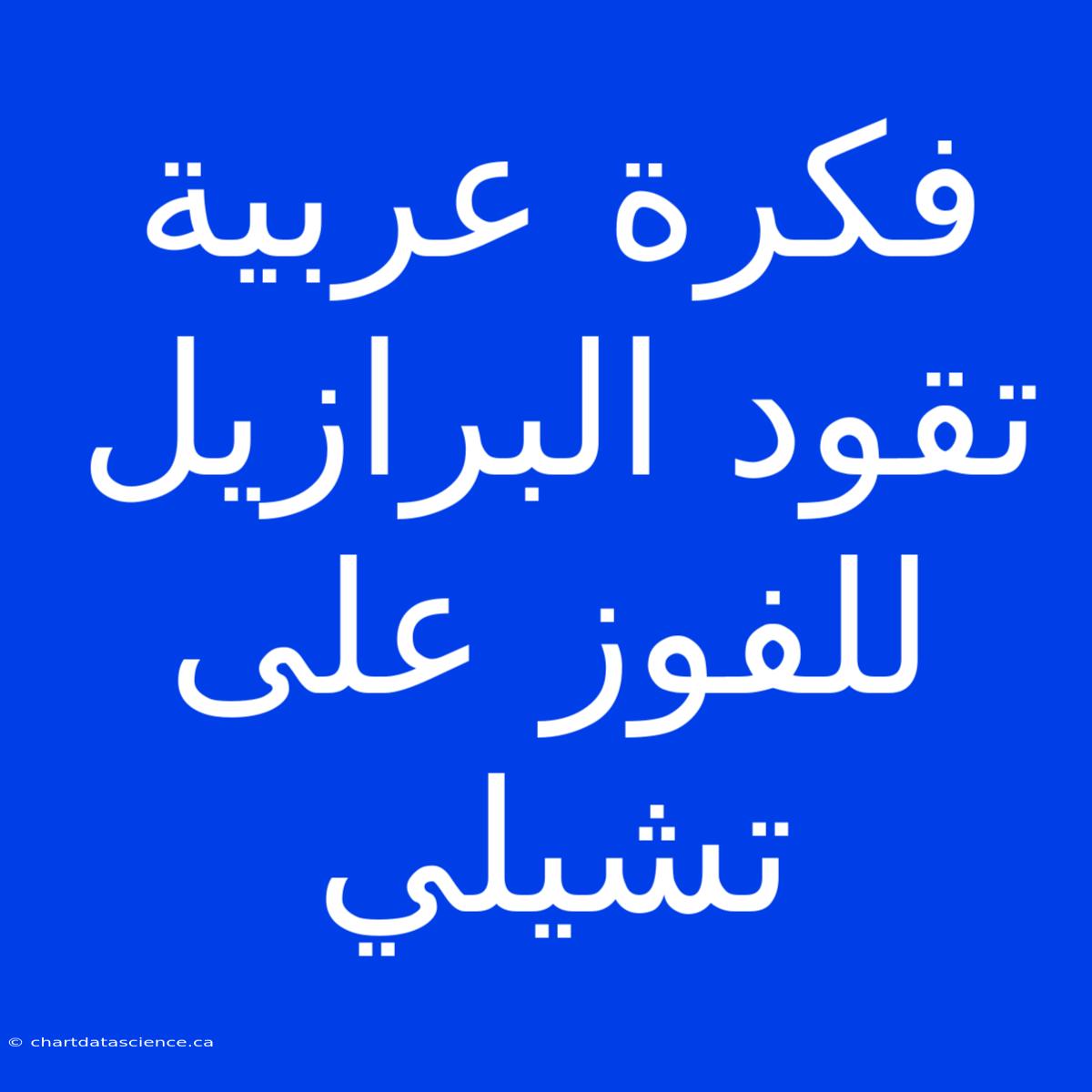 فكرة عربية تقود البرازيل للفوز على تشيلي