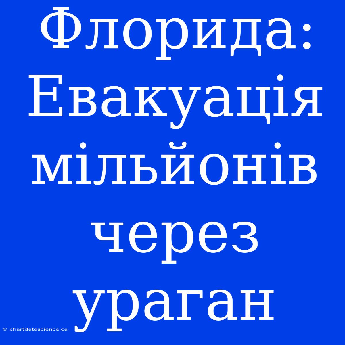 Флорида: Евакуація Мільйонів Через Ураган