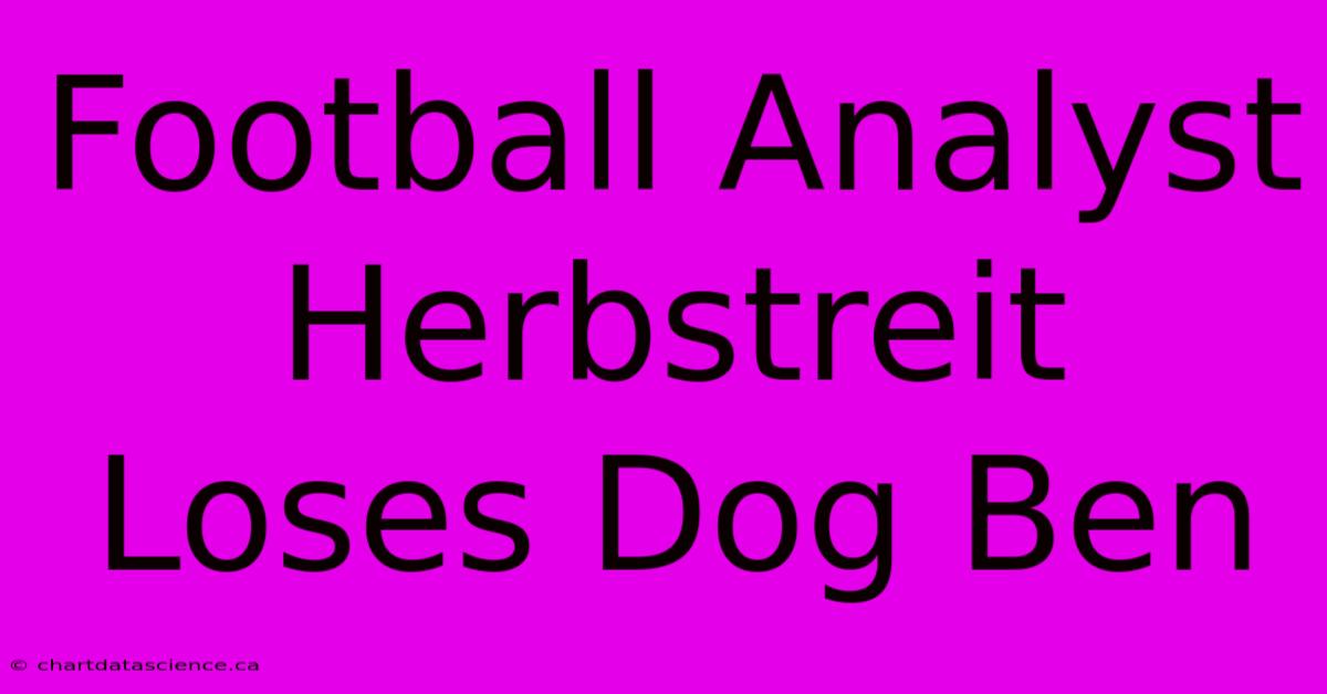 Football Analyst Herbstreit Loses Dog Ben