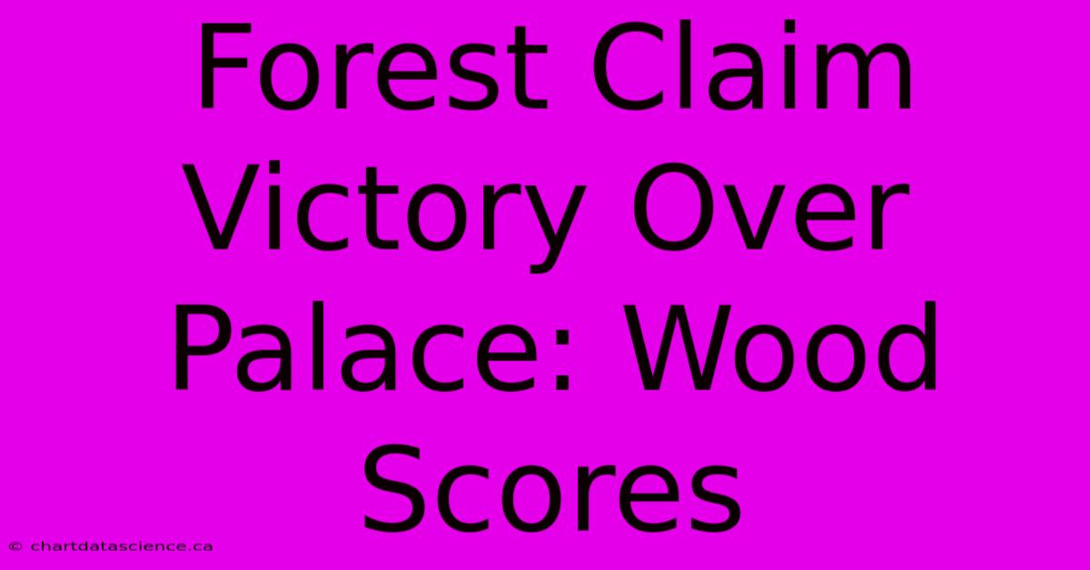 Forest Claim Victory Over Palace: Wood Scores