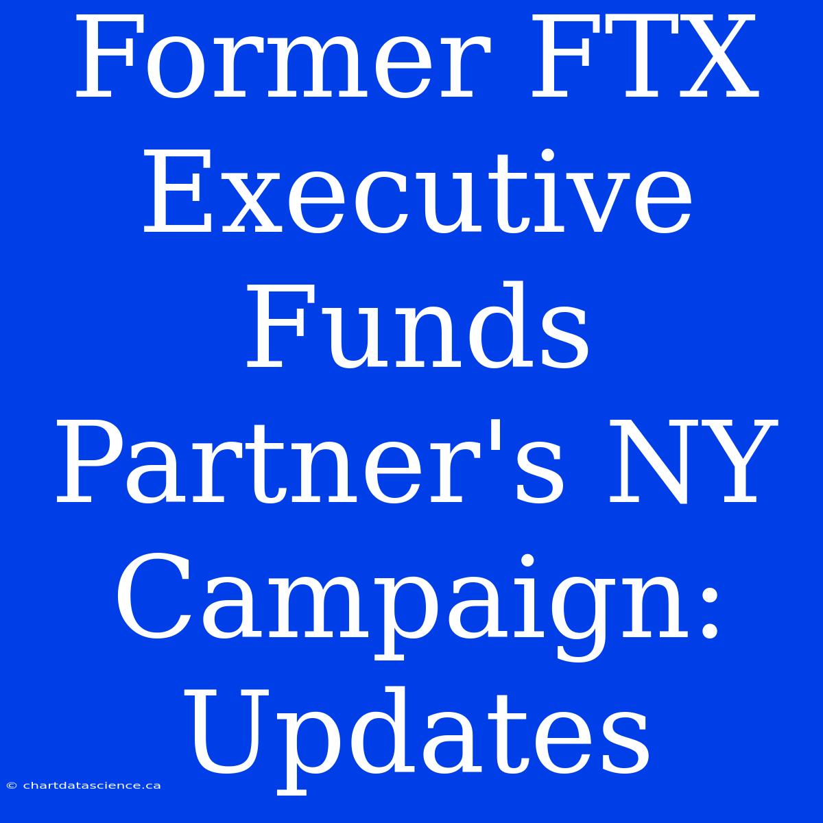 Former FTX Executive Funds Partner's NY Campaign: Updates