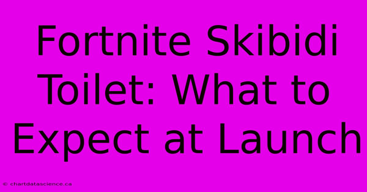 Fortnite Skibidi Toilet: What To Expect At Launch