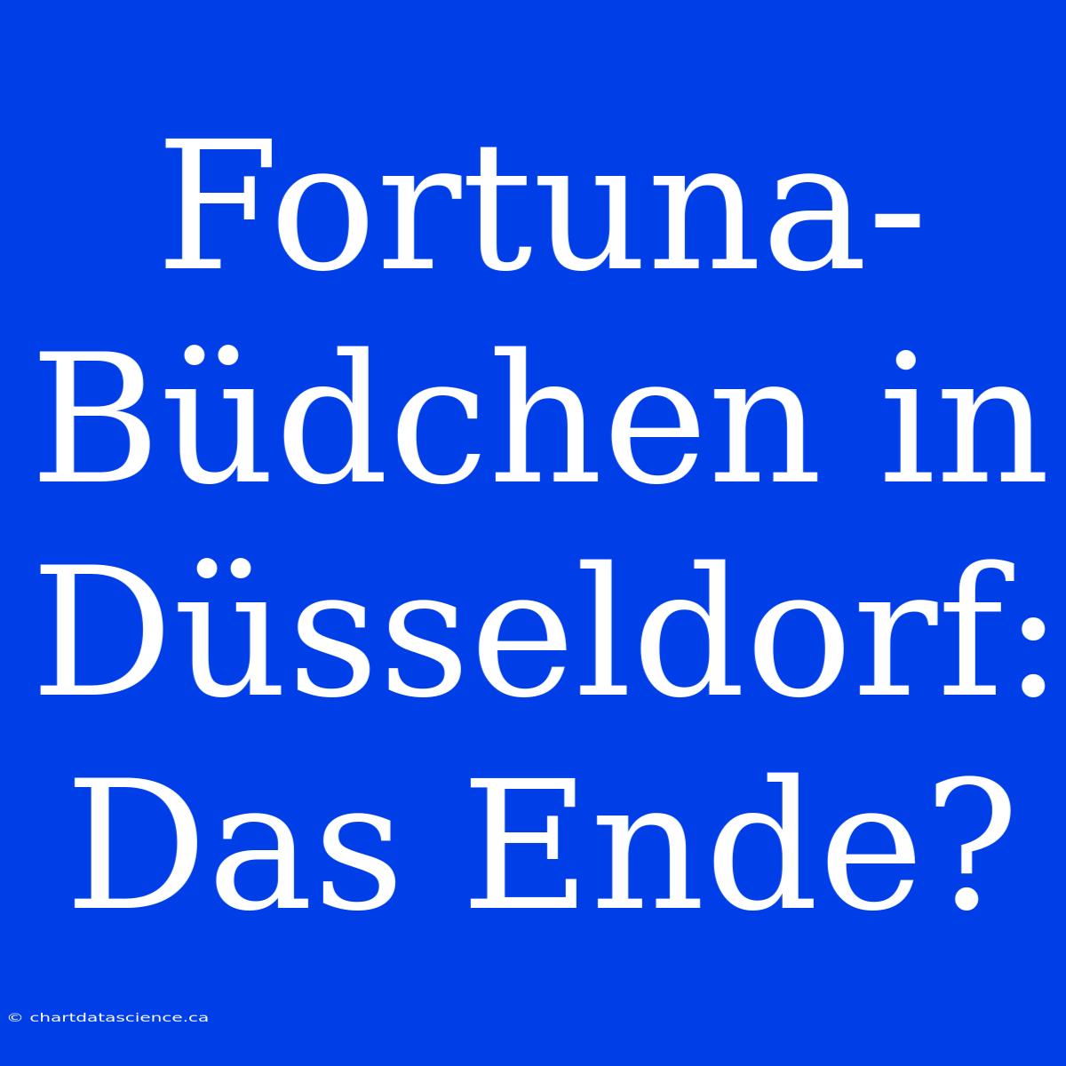 Fortuna-Büdchen In Düsseldorf: Das Ende?