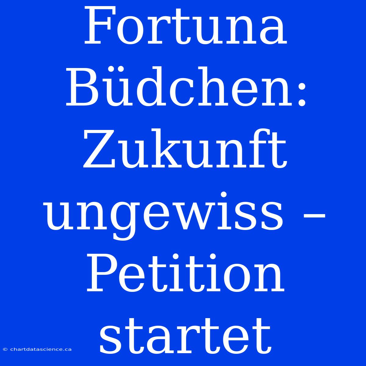 Fortuna Büdchen: Zukunft Ungewiss – Petition Startet