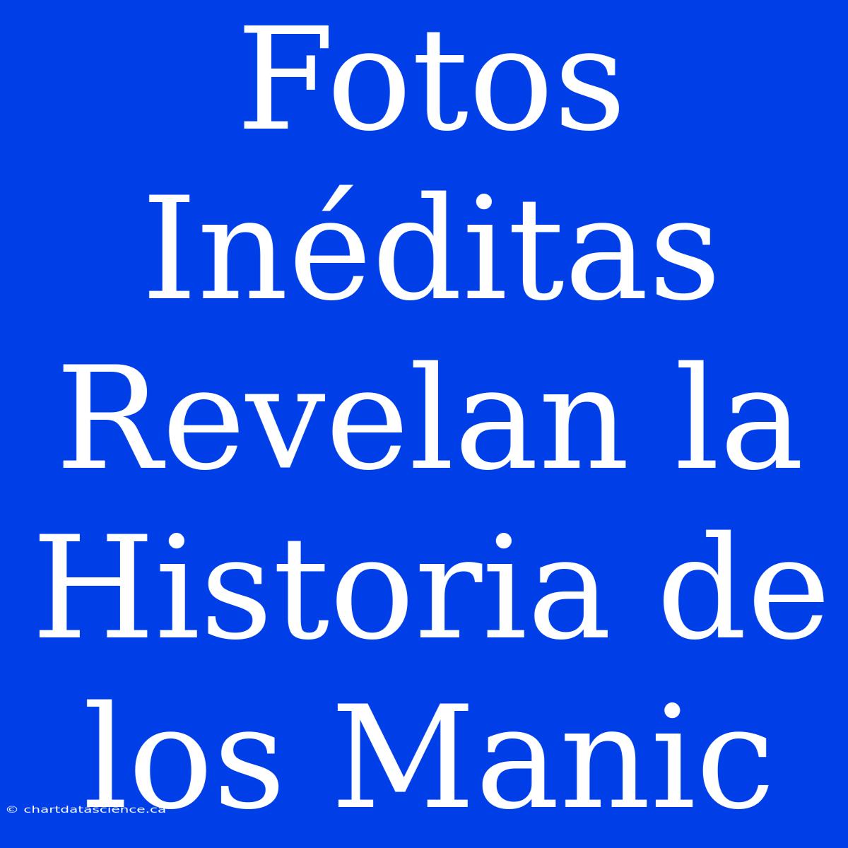 Fotos Inéditas Revelan La Historia De Los Manic