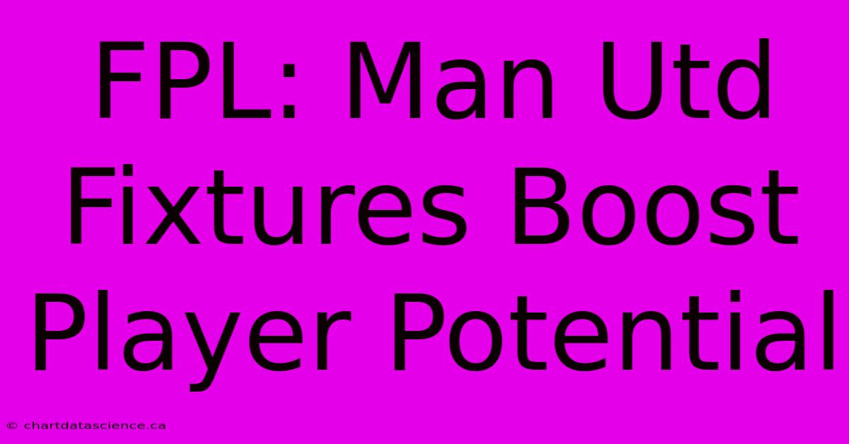 FPL: Man Utd Fixtures Boost Player Potential