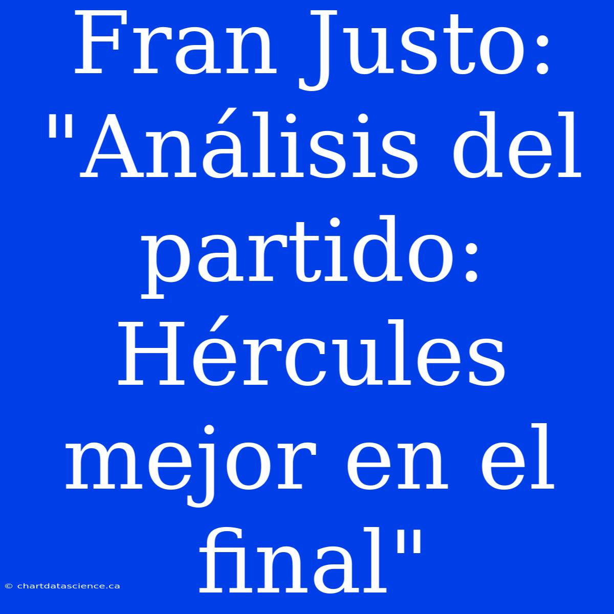 Fran Justo: 