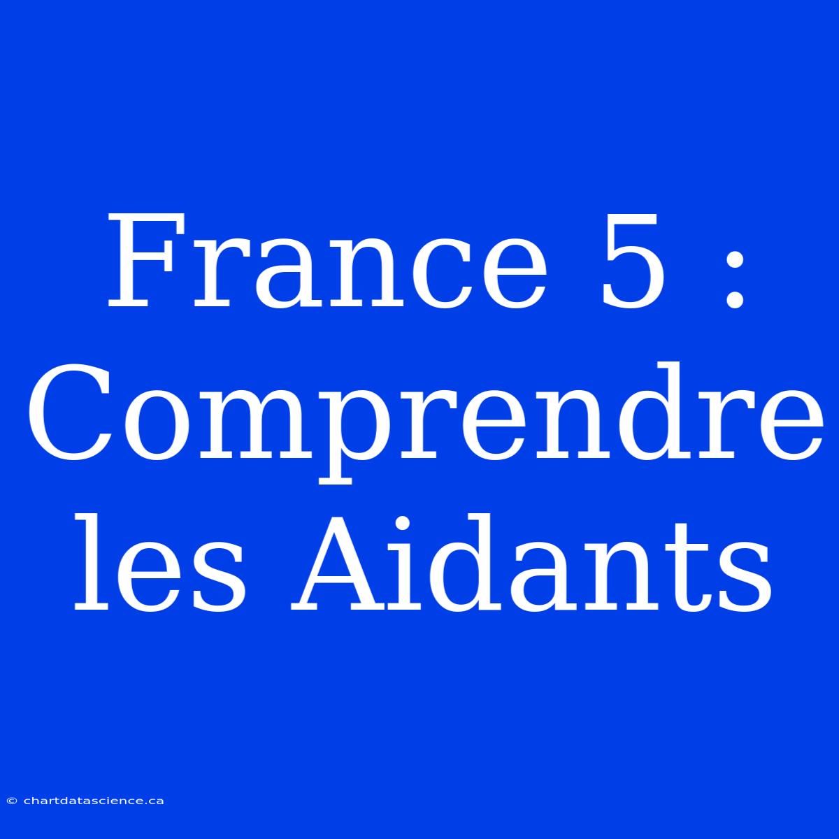 France 5 : Comprendre Les Aidants