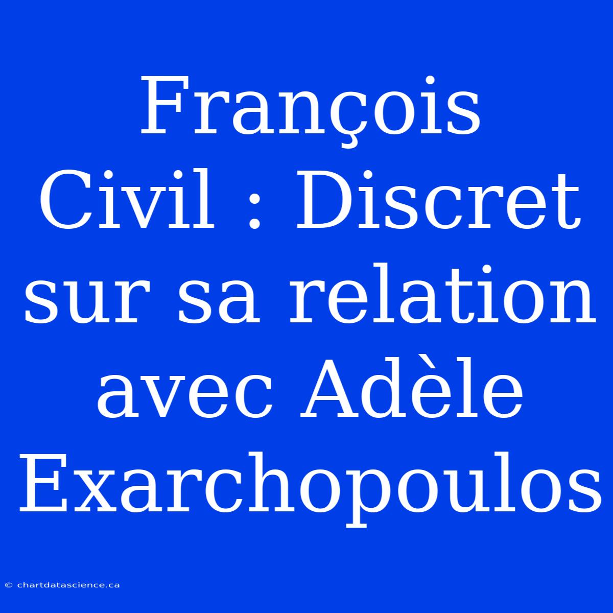 François Civil : Discret Sur Sa Relation Avec Adèle Exarchopoulos