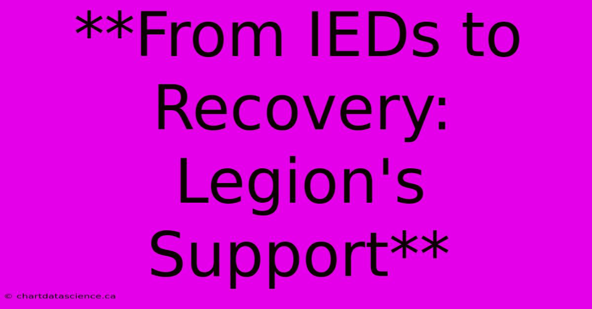 **From IEDs To Recovery: Legion's Support** 