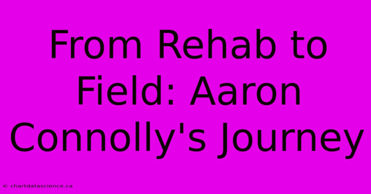 From Rehab To Field: Aaron Connolly's Journey