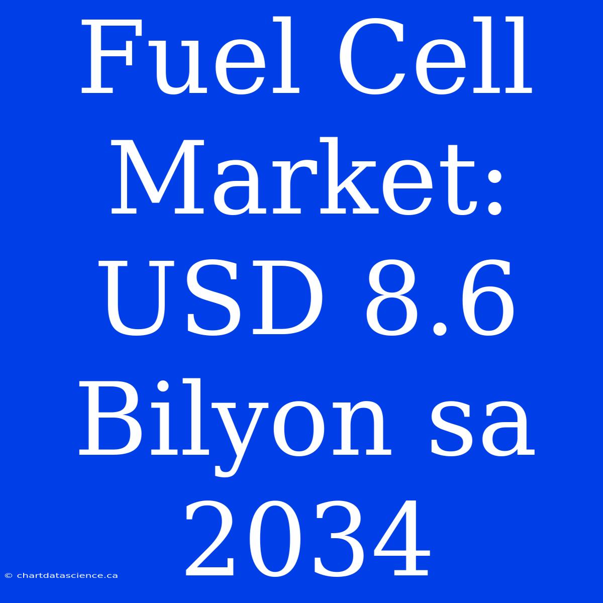 Fuel Cell Market: USD 8.6 Bilyon Sa 2034