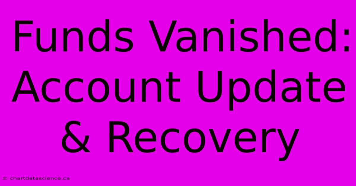 Funds Vanished: Account Update & Recovery