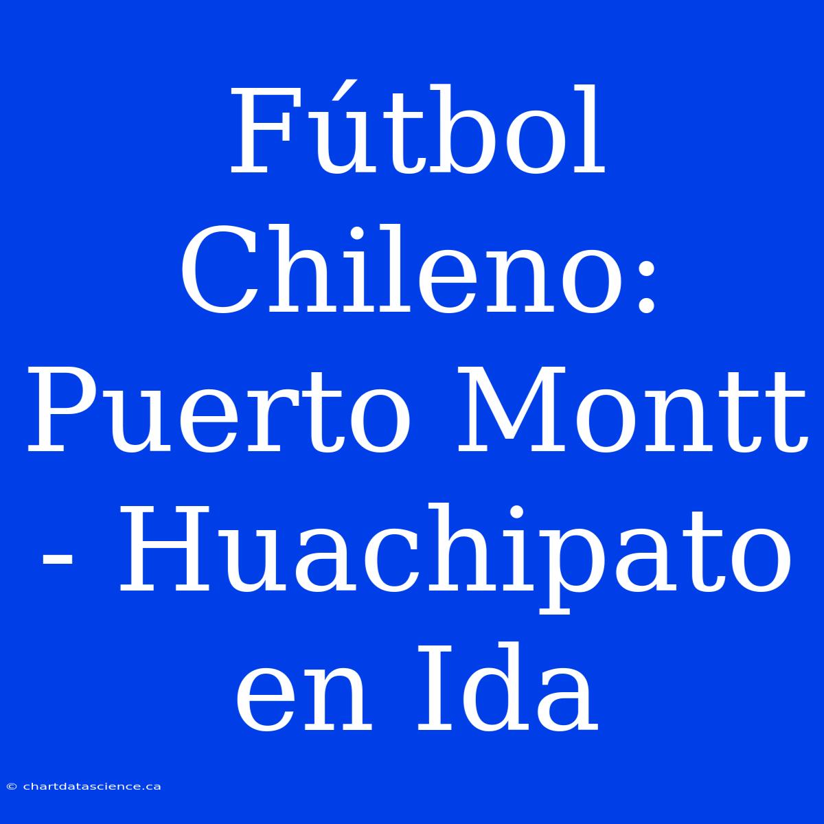 Fútbol Chileno: Puerto Montt - Huachipato En Ida