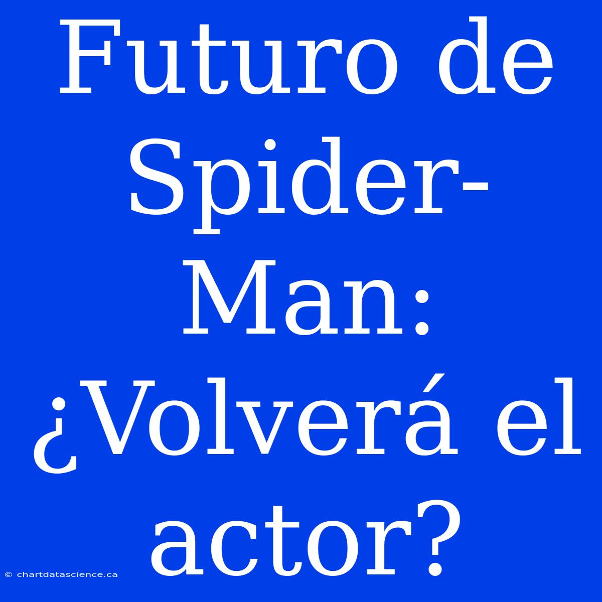 Futuro De Spider-Man: ¿Volverá El Actor?