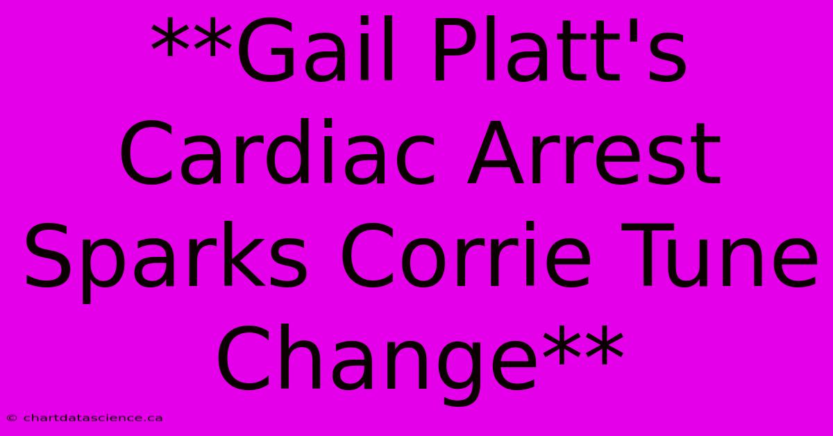 **Gail Platt's Cardiac Arrest Sparks Corrie Tune Change**