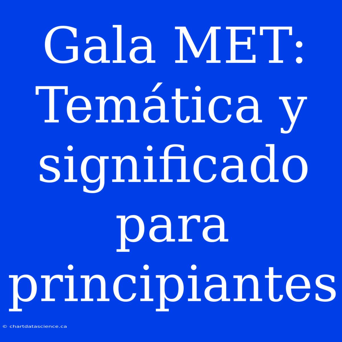 Gala MET: Temática Y Significado Para Principiantes