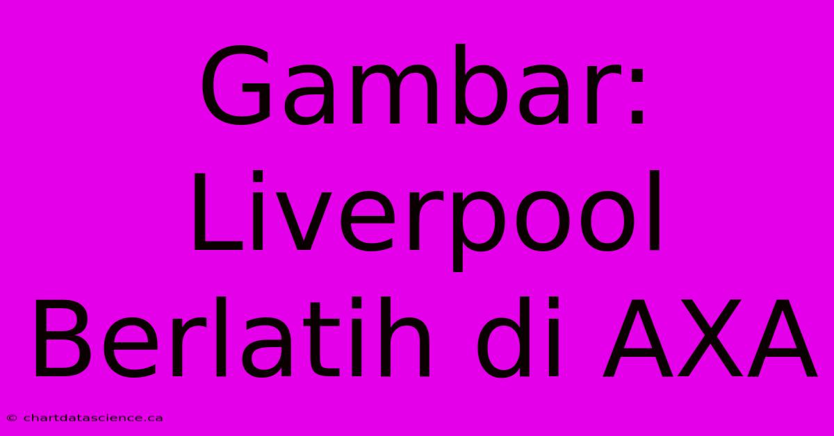 Gambar:  Liverpool Berlatih Di AXA