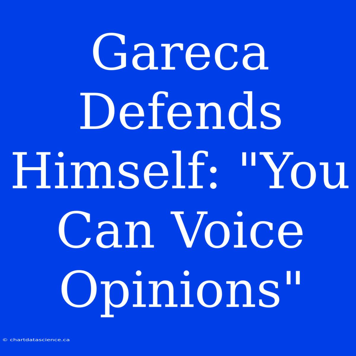 Gareca Defends Himself: 