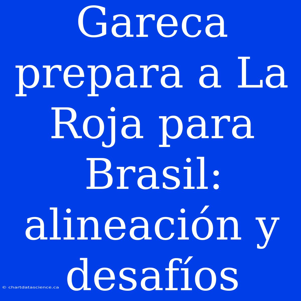 Gareca Prepara A La Roja Para Brasil: Alineación Y Desafíos