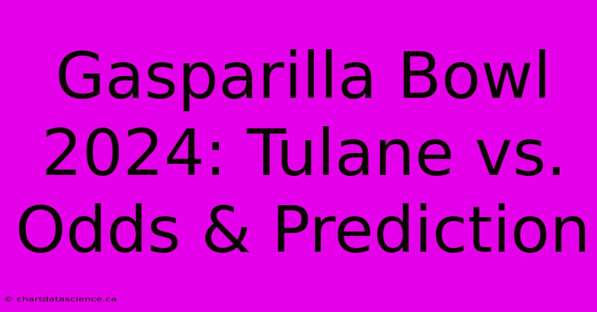 Gasparilla Bowl 2024: Tulane Vs. Odds & Prediction