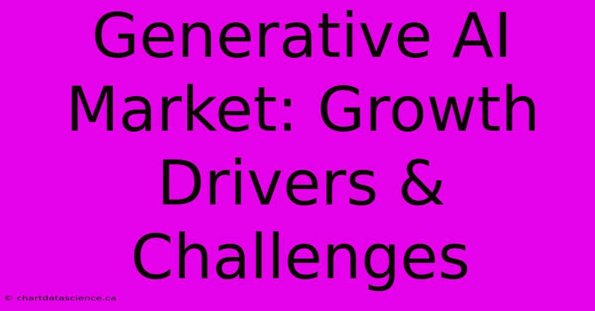 Generative AI Market: Growth Drivers & Challenges