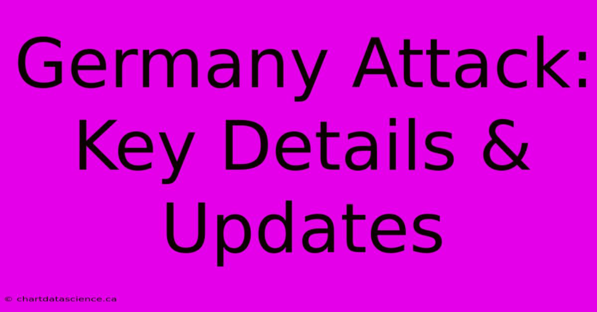 Germany Attack: Key Details & Updates