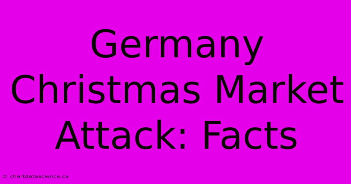 Germany Christmas Market Attack: Facts