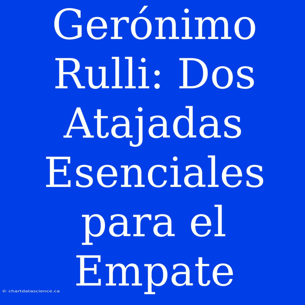 Gerónimo Rulli: Dos Atajadas Esenciales Para El Empate