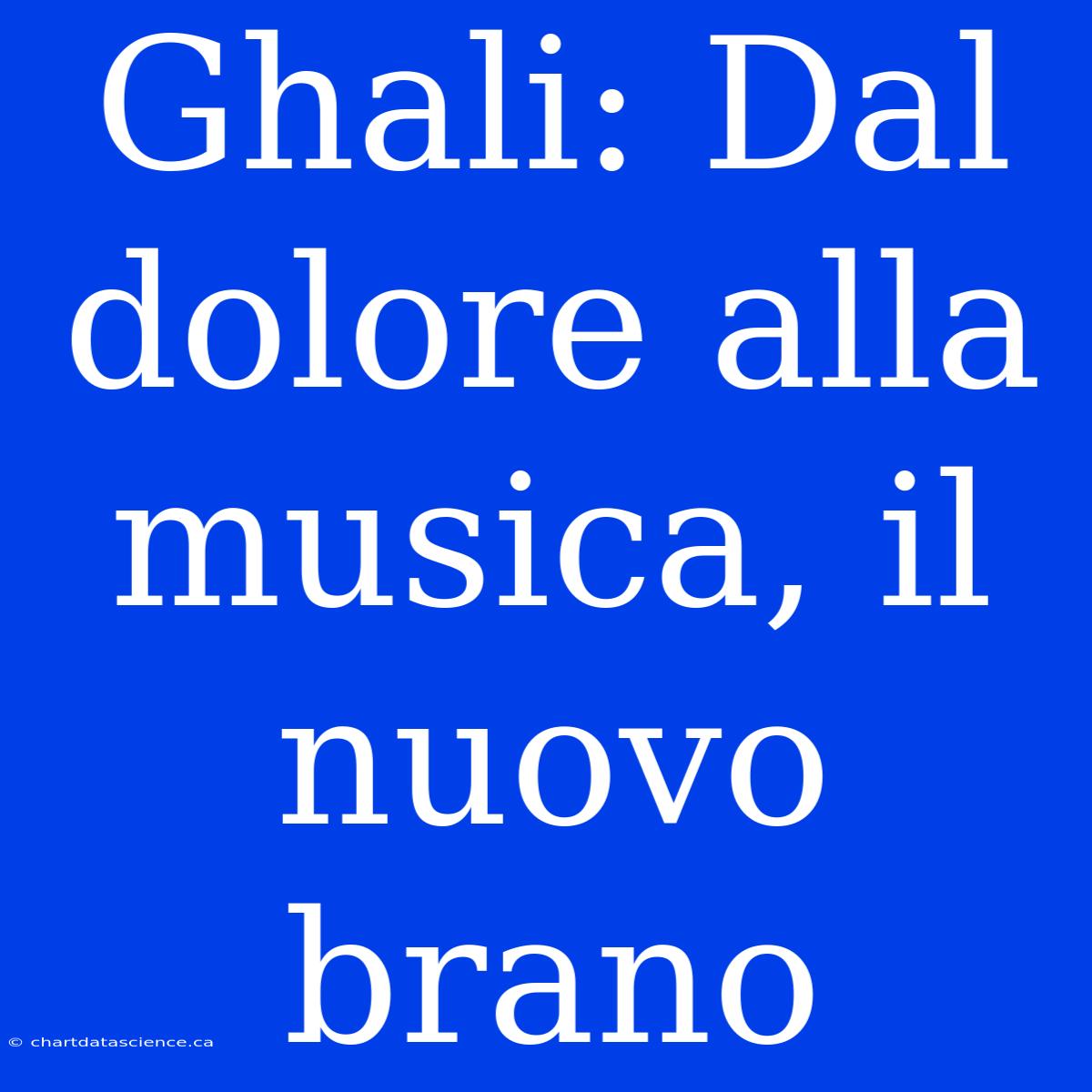 Ghali: Dal Dolore Alla Musica, Il Nuovo Brano