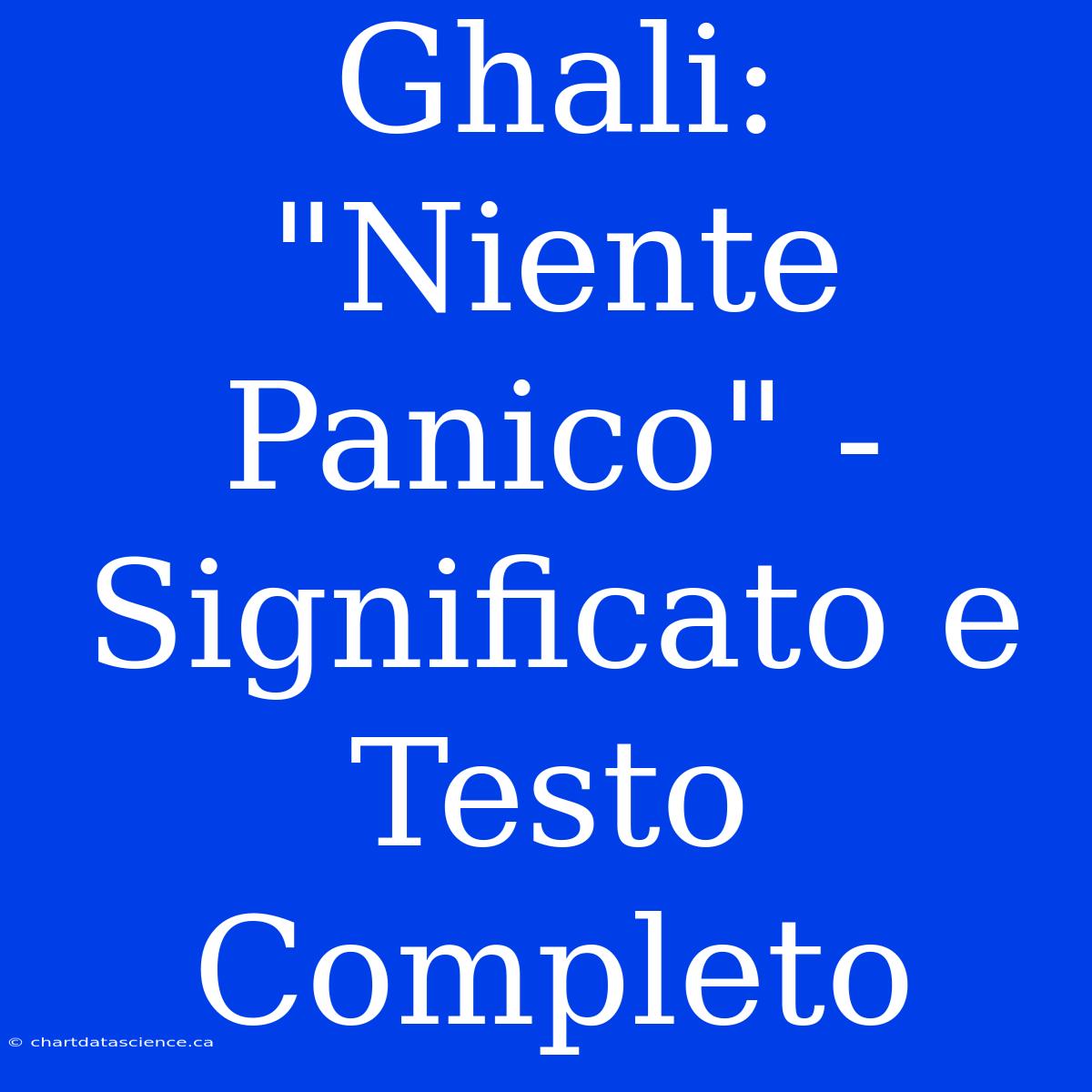 Ghali: 