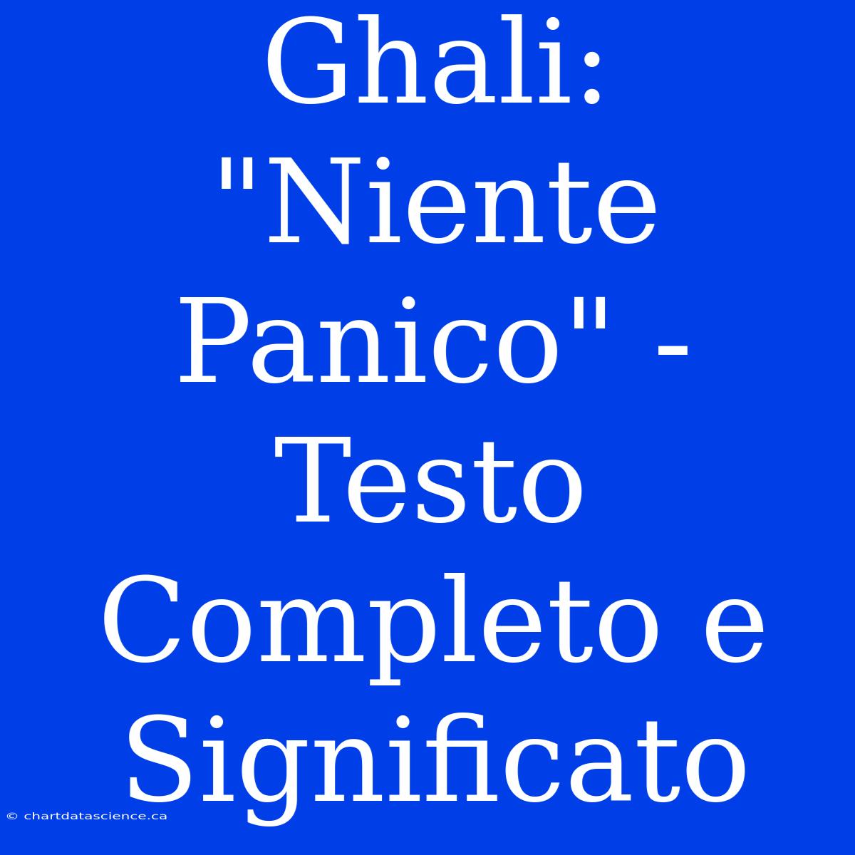 Ghali: 