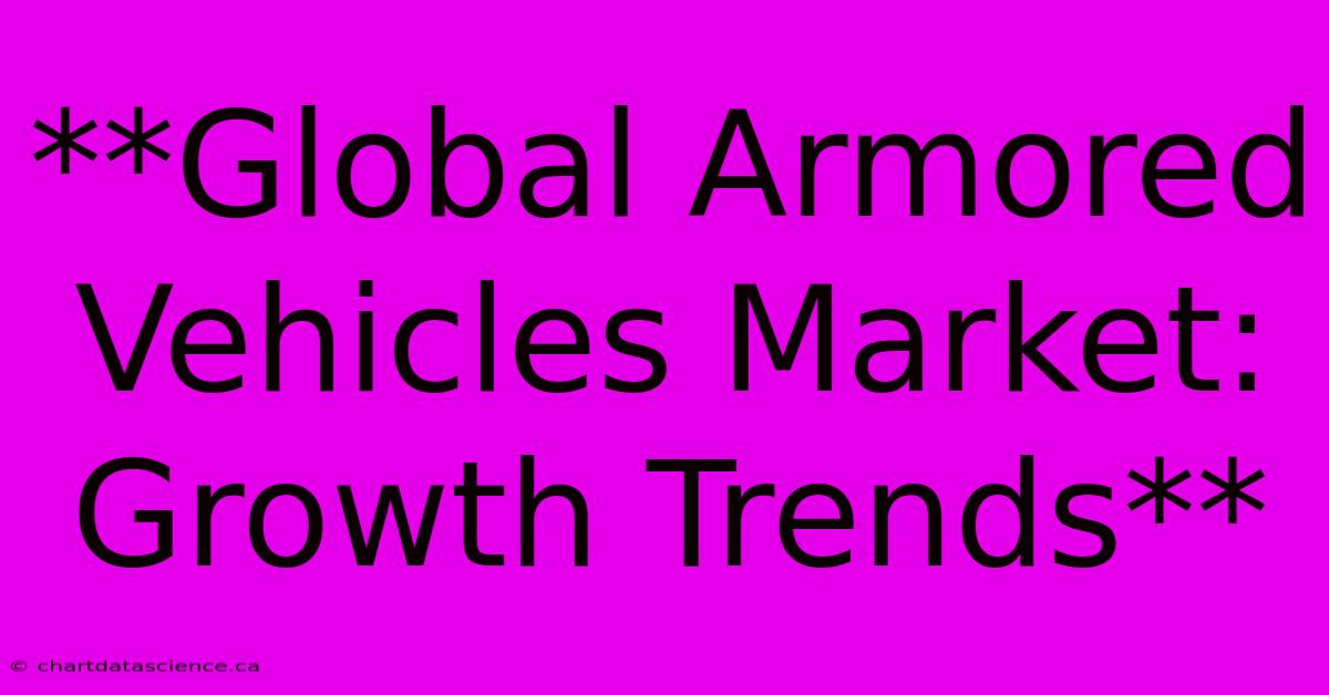 **Global Armored Vehicles Market: Growth Trends**