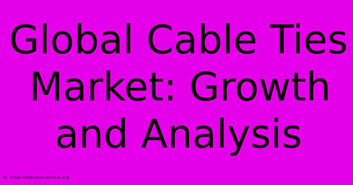 Global Cable Ties Market: Growth And Analysis 