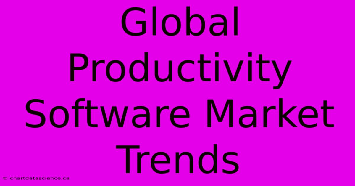 Global Productivity Software Market Trends