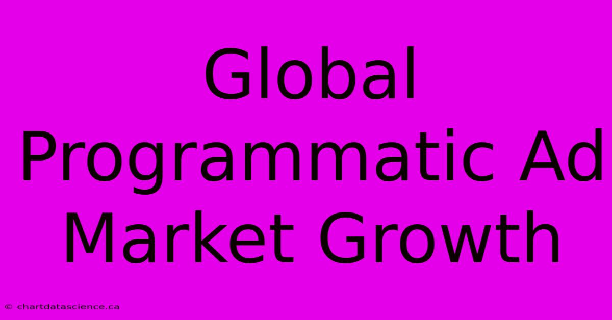 Global Programmatic Ad Market Growth