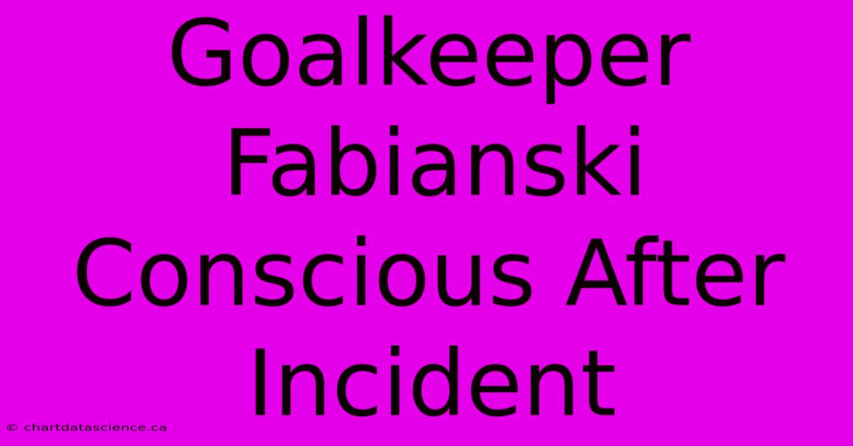 Goalkeeper Fabianski Conscious After Incident