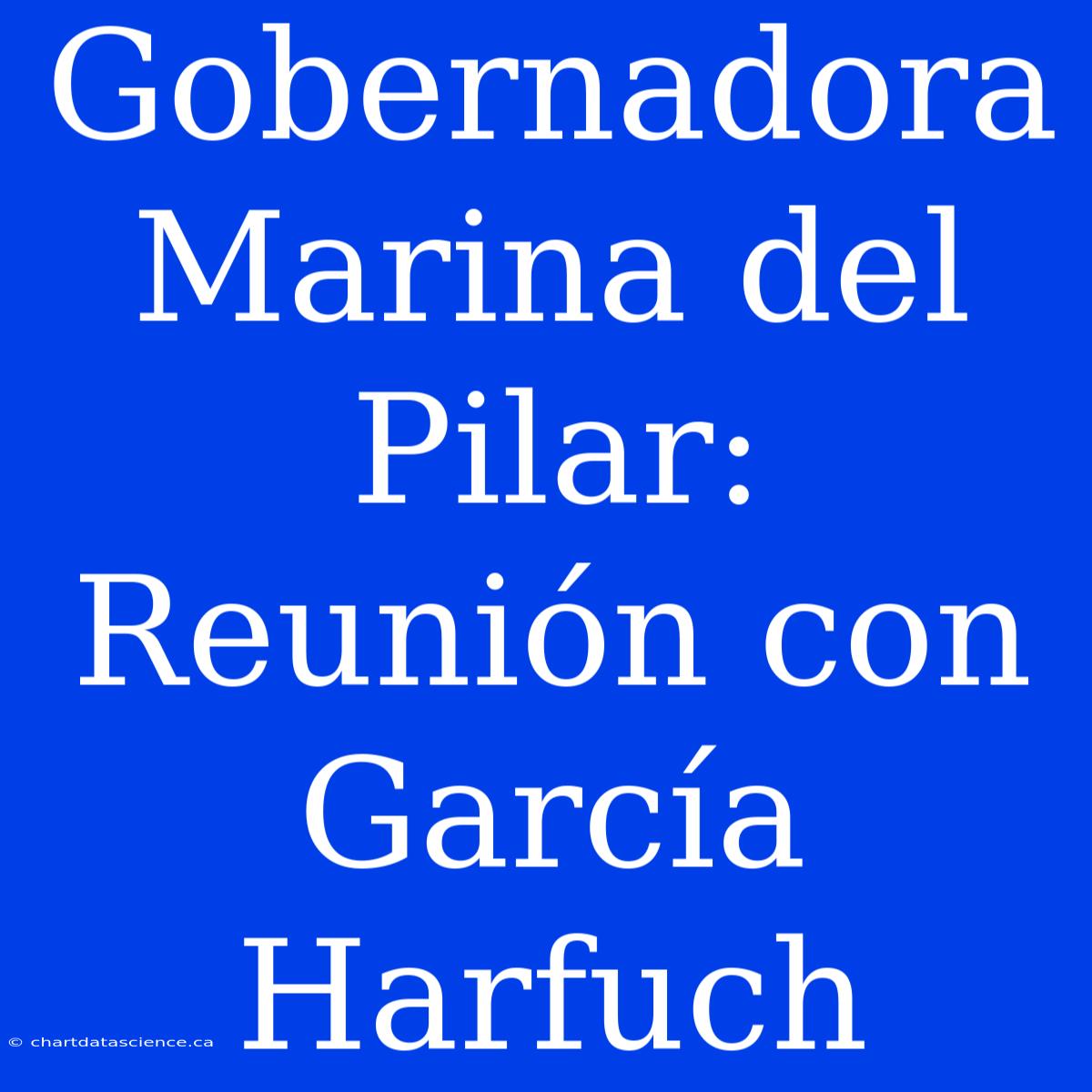 Gobernadora Marina Del Pilar: Reunión Con García Harfuch