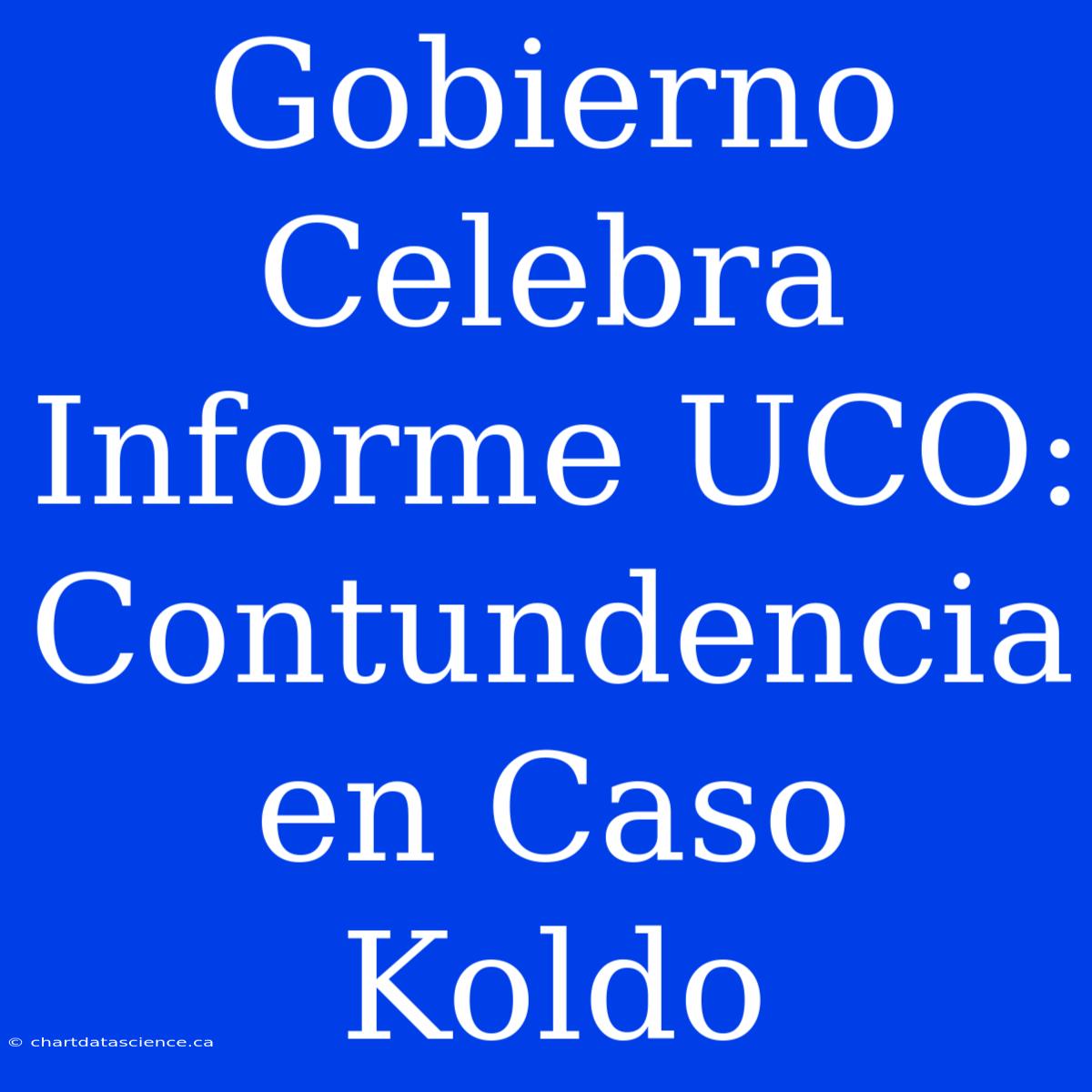 Gobierno Celebra Informe UCO: Contundencia En Caso Koldo