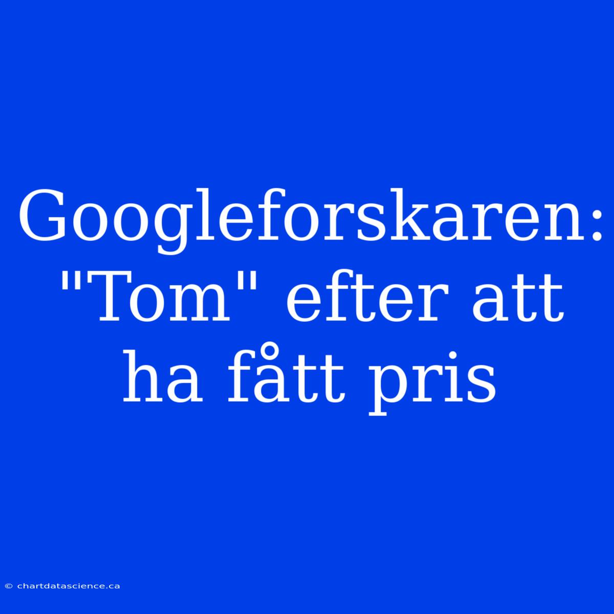 Googleforskaren: 