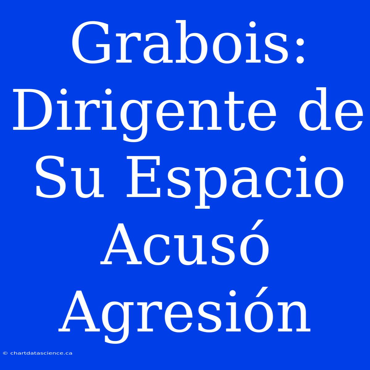 Grabois: Dirigente De Su Espacio Acusó Agresión