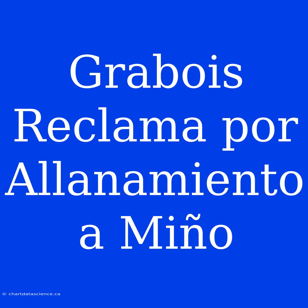 Grabois Reclama Por Allanamiento A Miño