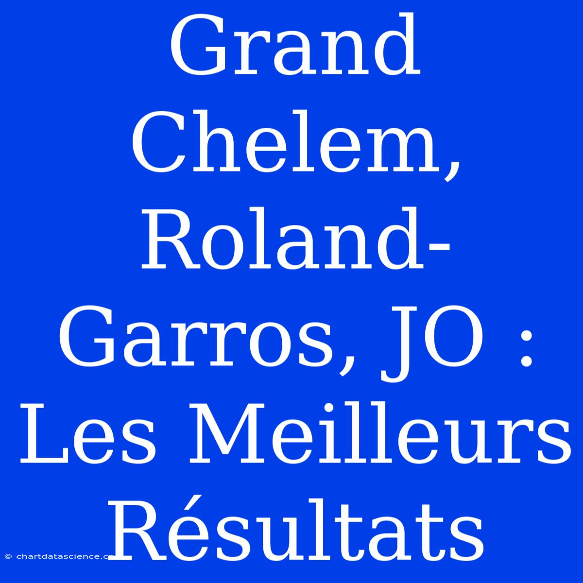 Grand Chelem, Roland-Garros, JO : Les Meilleurs Résultats