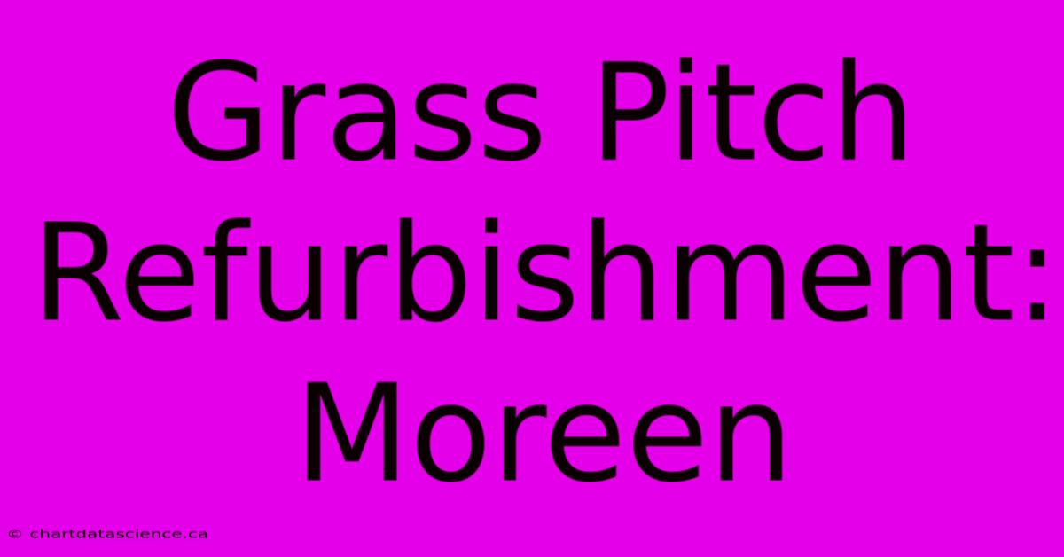 Grass Pitch Refurbishment: Moreen