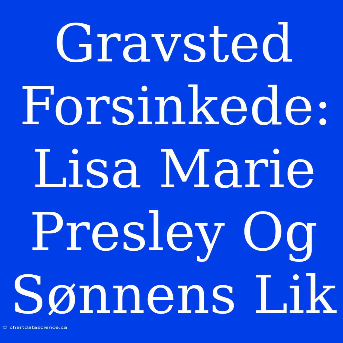 Gravsted Forsinkede: Lisa Marie Presley Og Sønnens Lik