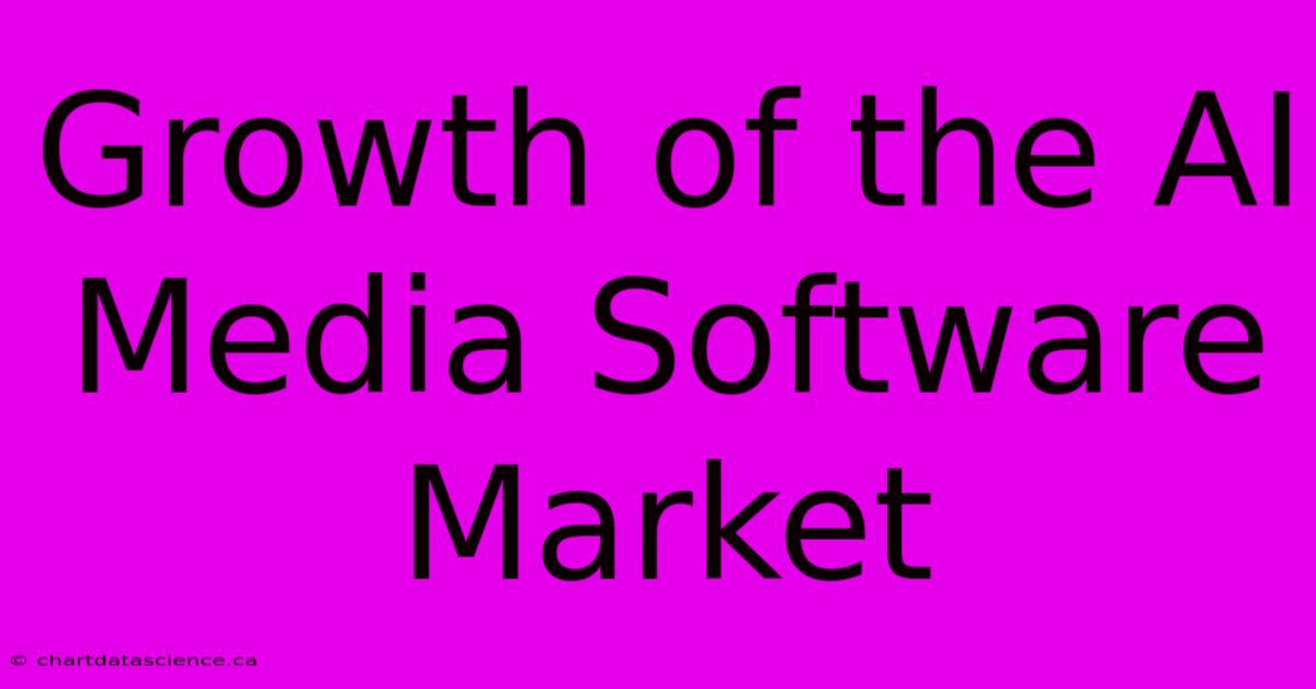 Growth Of The AI Media Software Market