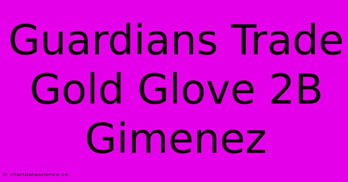 Guardians Trade Gold Glove 2B Gimenez